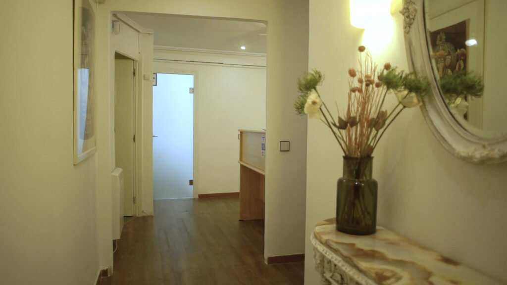 Recepción del Centro Dental Dra. Bada Pardo en Pozuelo de Alarcón
